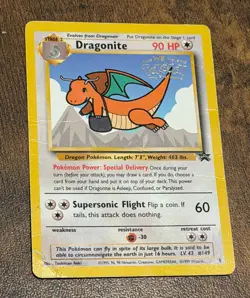 Pokemon Card (Creased)- Dragonite The First Movie Promo Card - Trading Card Game - Image 1