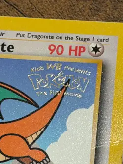 Pokemon Card (Creased)- Dragonite The First Movie Promo Card - Trading Card Game - Image 3