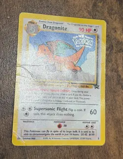 Pokemon Card (Creased)- Dragonite The First Movie Promo Card - Trading Card Game - Image 4