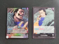 One Piece Card Crocodile Alt Art Leader OP14-079 The Azure Sea's Seven + leader - Image 1