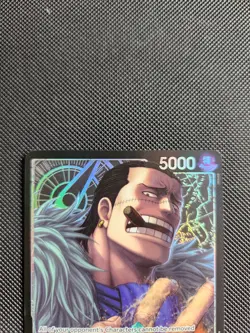 One Piece Card Crocodile Alt Art Leader OP14-079 The Azure Sea's Seven + leader - Image 3