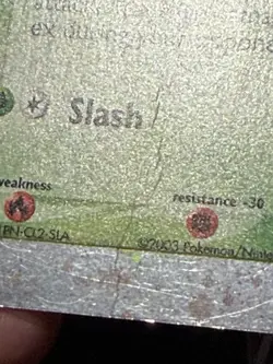 Scyther EX 102/109 Ruby and Sapphire Holo Damaged Card - Image 3