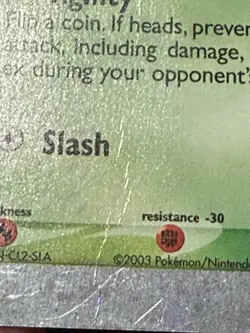 Scyther EX 102/109 Ruby and Sapphire Holo Damaged Card - Image 4