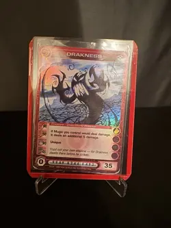 Chaotic TCG: Drakness, Super Rare Card, Dawn of Perim, Heavy Play - Image 1