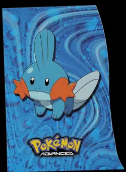 Pokemon Card - Mudkip Topps Pokemon Advanced 4 of 18 Embossed Evolution Cards - Image 1