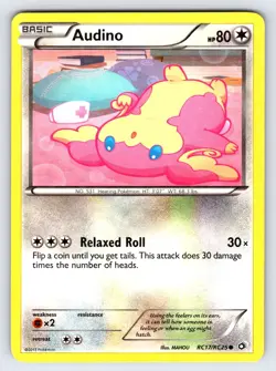 Audino RC17/RC25 2013 B&W Legendary Treasures Pokemon Card Reverse Holo - VLP - Image 1