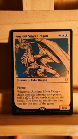Ancient Silver Dragon - Showcase - Foil - NM - CL : BFBG - MTG - Image 1