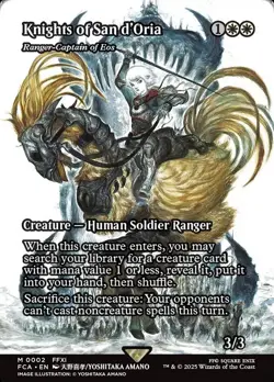 MTG - Knights of San d'Oria - Fanart Foil Final Fantasy - EDH / Playtest - Image 1