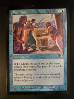 War Tax LP Mercadian Masques MTG FREE SHIPPING - Image 1