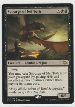 Scourge of Nel Toth - Commander 2015 LP Magic: The Gathering MTG - Image 1