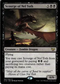 MTG Scourge of Nel Toth (21) | LP | Commander 2015 {C15} - Image 1