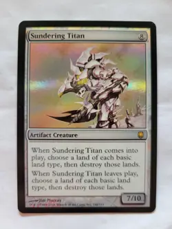 Sundering Titan Darksteel NM Foil - Image 1