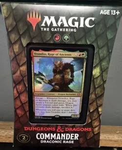 DRACONIC RAGE Commander Deck 2018 Magic the Gathering NIB D&D - Image 1