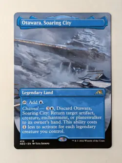 Otawara, Soaring City (Borderless) Kamigawa: Neon Dynasty Regular NM - Image 1