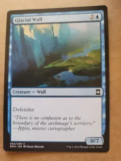 MTG Magic the Gathering Glacial Wall (53/265) Eternal Masters LP BULK DISCOUNT - Image 1