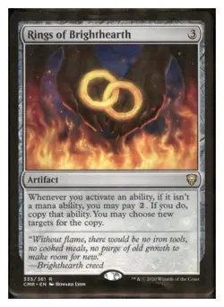 MTG - #335 Rings of Brighthearth - Commander Legends - Image 1