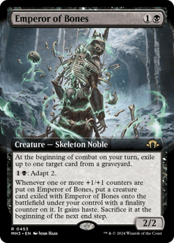 Emperor of Bones (Extended Art) [Modern Horizons 3] Near Mint - Image 1