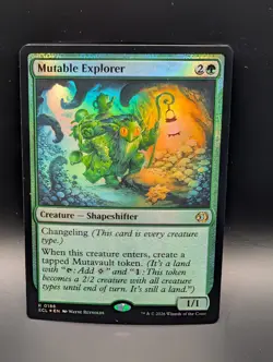 MTG - Mutable Explorer - FOIL - Creature Shapeshifter - ECL #186 - Rare - Image 1