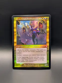 MTG - Urza, Chief Artificer - FOIL RETRO FRAME - Leg Creature - BRC #2 - Mythic - Image 1