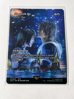 Stay with Me - Rhystic Study (Showcase) Final Fantasy: Through the Ages Regular - Image 1