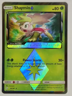 Pokemon - Shaymin Prism Star - 10/181 - SM Team Up - Holo - Prism Rare NM - Image 1