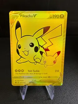 Pikachu V SWSH145, Black Star Promo, Celebrations, Pokemon, NM - Image 1