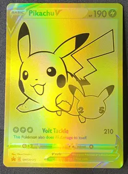 2019-2023 Pokemon SWSH Black Star Promos Pikachu V SWSH145 NM - Image 1