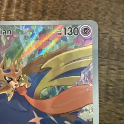 ZACIAN 2025 POKEMON PHANTASMAL FLAMES ILLUSTRATION RARE 100/094 Q5393 - Image 2