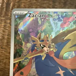 ZACIAN 2025 POKEMON PHANTASMAL FLAMES ILLUSTRATION RARE 100/094 Q5393 - Image 5