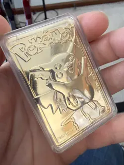 Pokemon 1999 23k Gold Plated Trading Card - #25 Pikachu, COA, Burger King Promo - Image 5