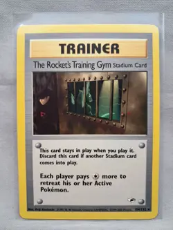 Pokemon 1999-2000 The Rockets Training Gym #104/132 Gym Heros Raw Card - Image 1