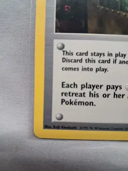 Pokemon 1999-2000 The Rockets Training Gym #104/132 Gym Heros Raw Card - Image 4