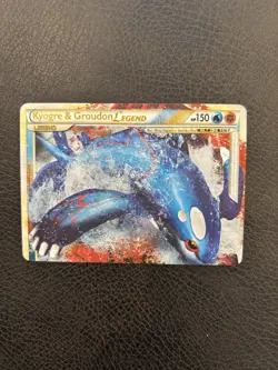 Kyogre & Groudon Legend Top - 87/90 Undaunted Ultra Rare Holo Pokemon HP - Image 1