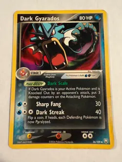 Pokemon TCG - Dark Gyarados 36/109 Team Rocket Returns Regular NM - Image 1