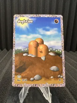 Dugtrioo (Dugtrio) 19/69 - Dittomon Base Set First Edition Fan Art - Pokemon - Image 1