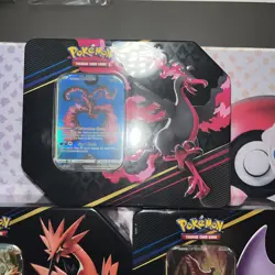 3 x Pokemon Crown Zenith Tins Galarian Birds Zapdos Articuno Moltres | Sealed - Image 2