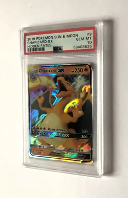 PSA 10 Charizard GX 2019 Hidden Fates 9/68 Ultra Rare Pokemon Gem Mint - Image 3