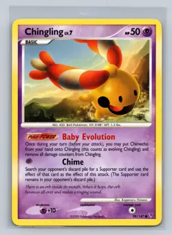 Pokemon TCG Supreme Victors Chingling 98/147 - 2009 LP - Image 1