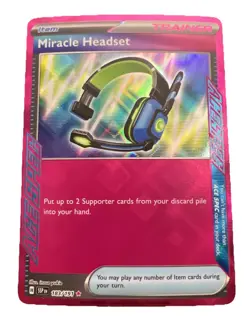 Pokemon TCG Miracle Headset Ace Spec 183/191 SSP Surging Sparks Near Mint - Image 1