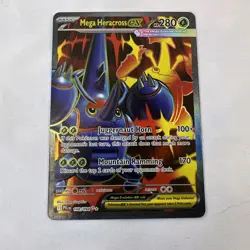 Pokemon TCG Mega Heracross EX 108/94 Ultra Rare ME01: Phantasmal Flames NM - Image 1