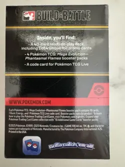 Pokemon Phantasmal Flames Build and Battle Box Sealed - Image 2