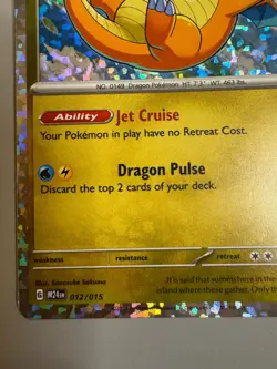 Pokemon Dragon Discovery Dragonite Holo 012/015 Mcdonalds Pack Fresh - Image 4