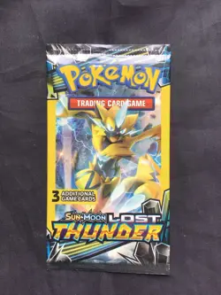 Pokemon Cards: Sealed Lost Thunder 3 Card Booster Pack - Image 2