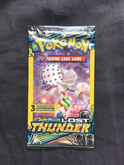 Pokemon Cards: Sealed Lost Thunder 3 Card Booster Pack - Image 3