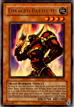 Enraged Battle Ox - IOC-070 - NM/VLP - Rare - Unlimited - Yugioh - Image 1