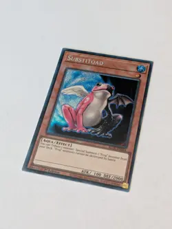 Yugioh Substitoad BLTR-EN054 1st Edition Secret Rare NM - Image 2