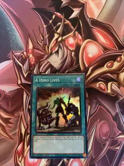 A Hero Lives 1st Edition Super Rare RA04-EN087 Yu-Gi-Oh! - Image 1