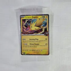 🔥 Pokemon Team Rocket's Zapdos 070/182 🔥 SV Destined Rivals Set Stamp Promo 🔥 - Image 2