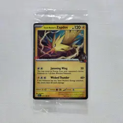 🔥 Pokemon: Team Rocket's Zapdos 070/182 Destined Rivals EB Games Stamp Promo 🔥 - Image 1