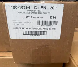 Pokemon TCG Dragapult ex LEAGUE BATTLE DECK DISPLAY CASE Factory Sealed 6 Box - Image 1